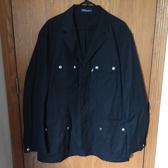 Polo Ralph Lauren Other - Men’s POLO BY RALPH LAUREN Black Utility Multipocket Safari Jacket Size XXL.
